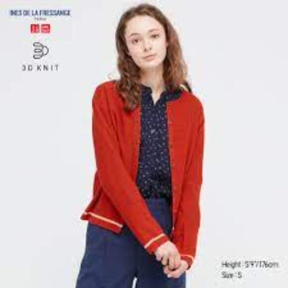 Uniqlo 3D Knit Long-Sleeve Cardigan (Ines de la Fressange) - Picture 2 of 16